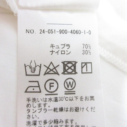 IENA キュプラナイロンサテンTブラウスプルオーバー