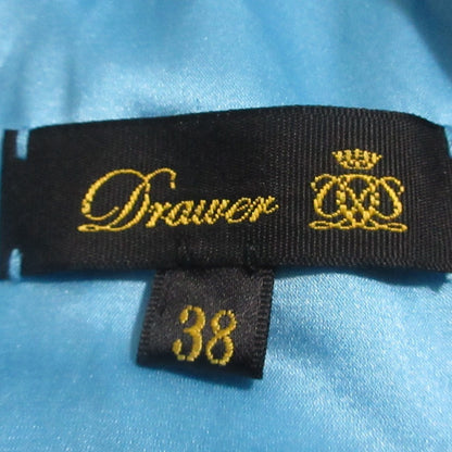 Drawer ネップ オックス バック シャーリング テーパード パンツ