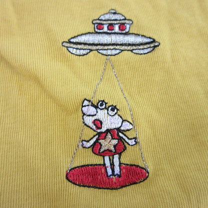 オレボレブラ UFO刺繍Tシャツ