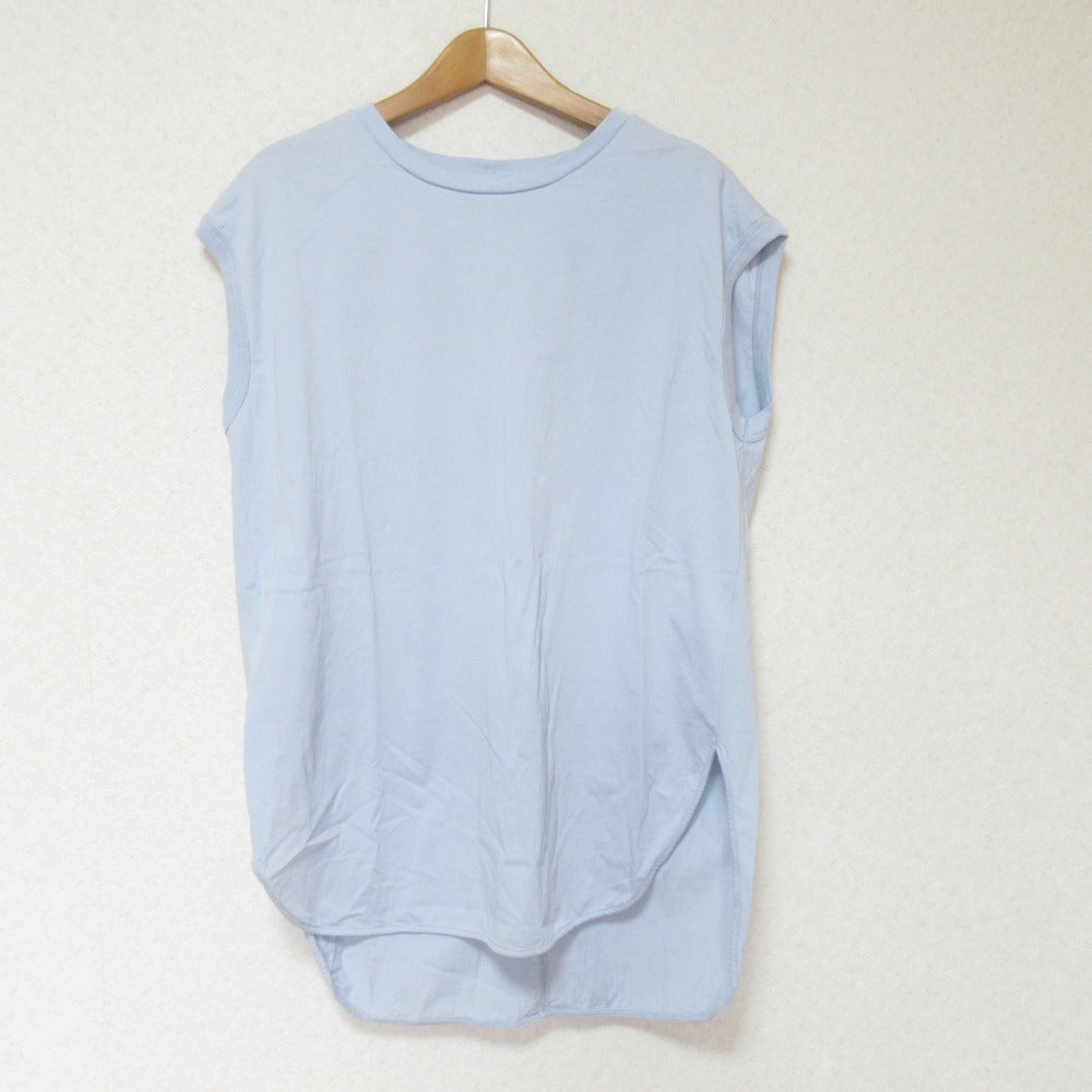 MICA&DEAL ヘムラウンドノースリーブTシャツ コットン カットソー
