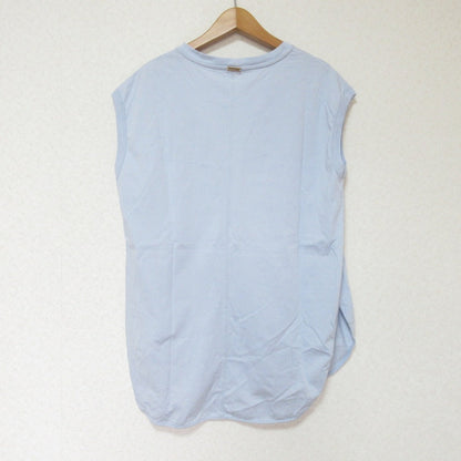MICA&DEAL ヘムラウンドノースリーブTシャツ コットン カットソー