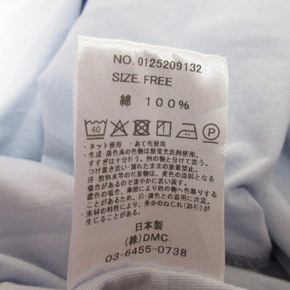 MICA&DEAL ヘムラウンドノースリーブTシャツ コットン カットソー