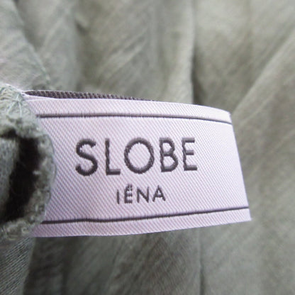 SLOBE IENA ロング スリーブ ガーゼ ドレス