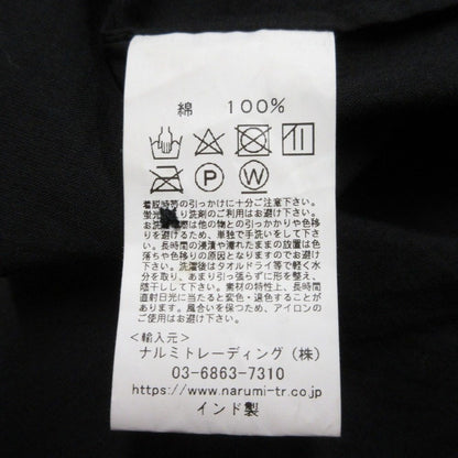 SOIL フリル バンドカラー 長袖 シャツ