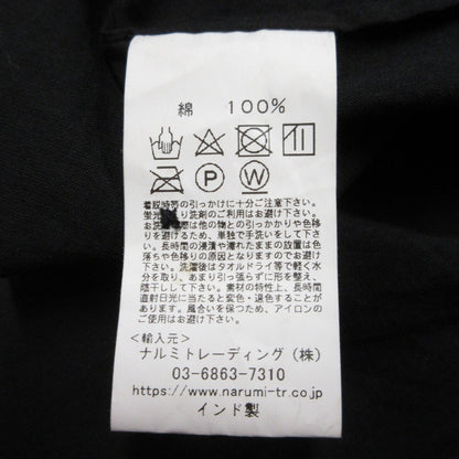 SOIL フリル バンドカラー 長袖 シャツ