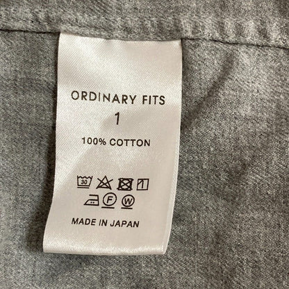 ordinary fits バーバー シャツ ワイド シャツ