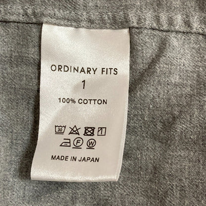 ordinary fits バーバー シャツ ワイド シャツ