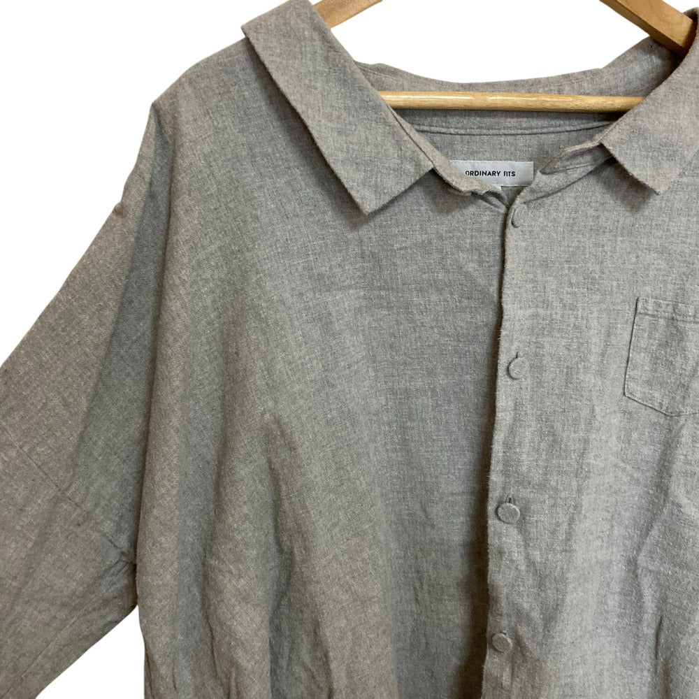 ordinary fits バーバー シャツ ワイド シャツ