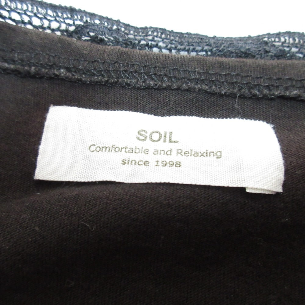 SOIL レーストリムワイドカットソープルオーバー