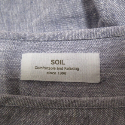 SOIL リネン プルオーバーブラウス