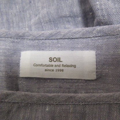 SOIL リネン プルオーバーブラウス