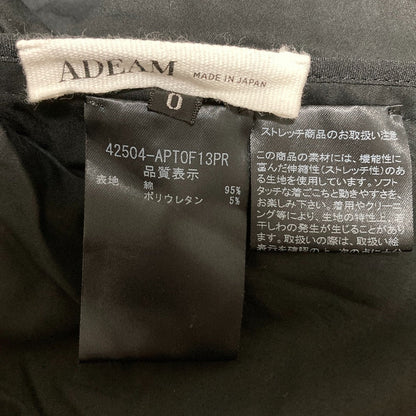 ADEAM ショルダーカスケードVネックドロップ ブラウス