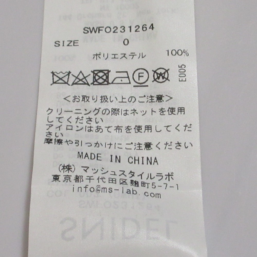 スナイデル タック ジョーゼット ドレス