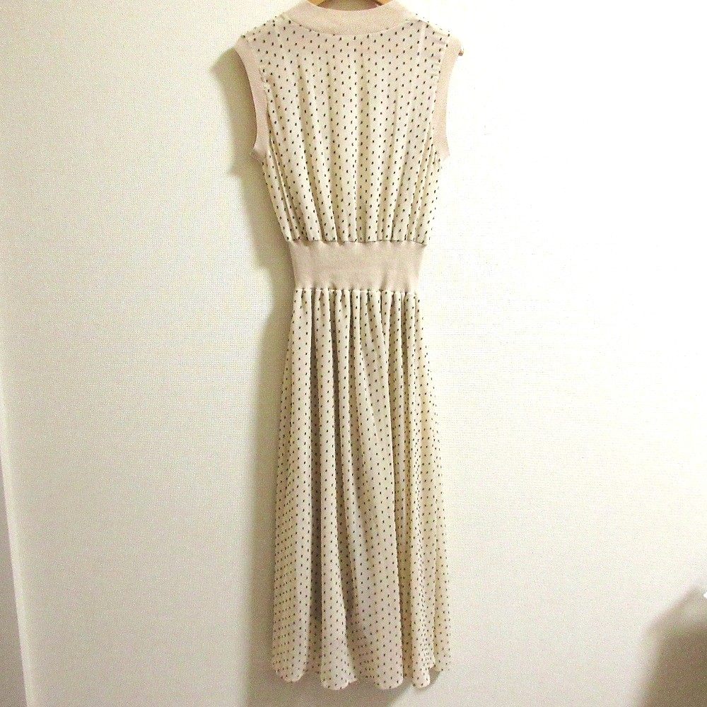 DRESSTERIOR ドット ジャカード ロング ドレス