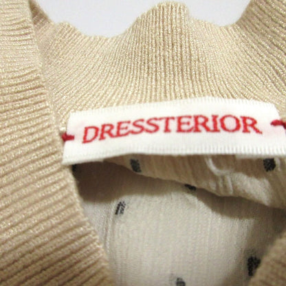 DRESSTERIOR ドット ジャカード ロング ドレス