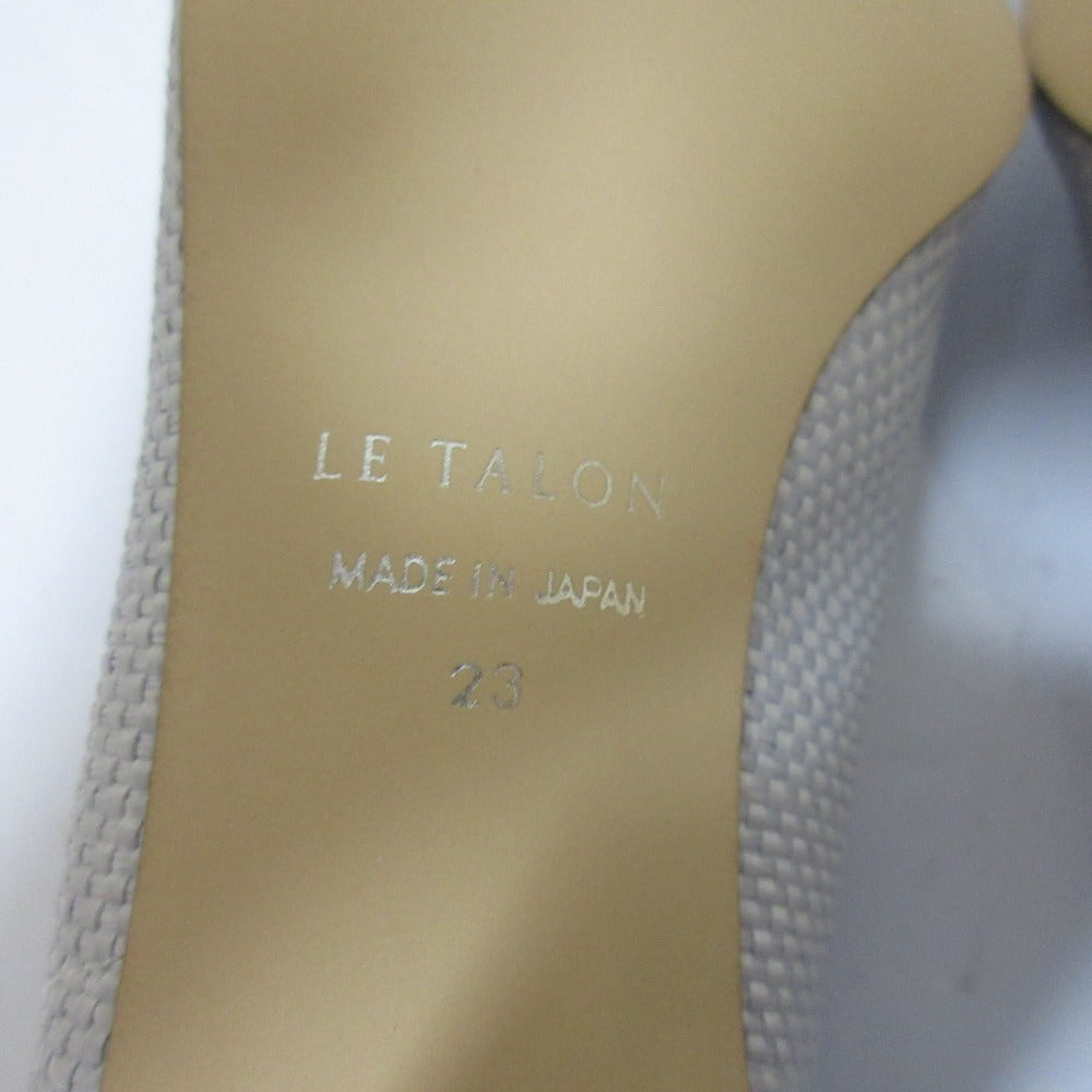 ル タロン ポインテッド トゥ バックル パンプス