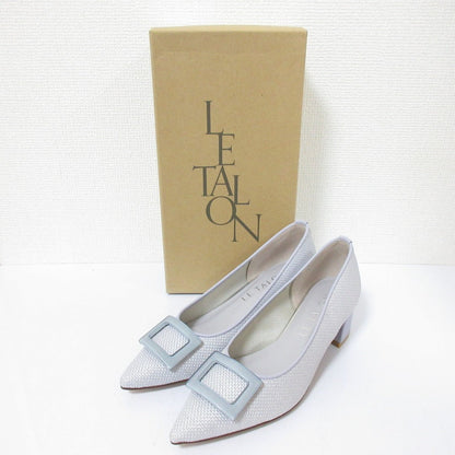 ル タロン ポインテッド トゥ バックル パンプス
