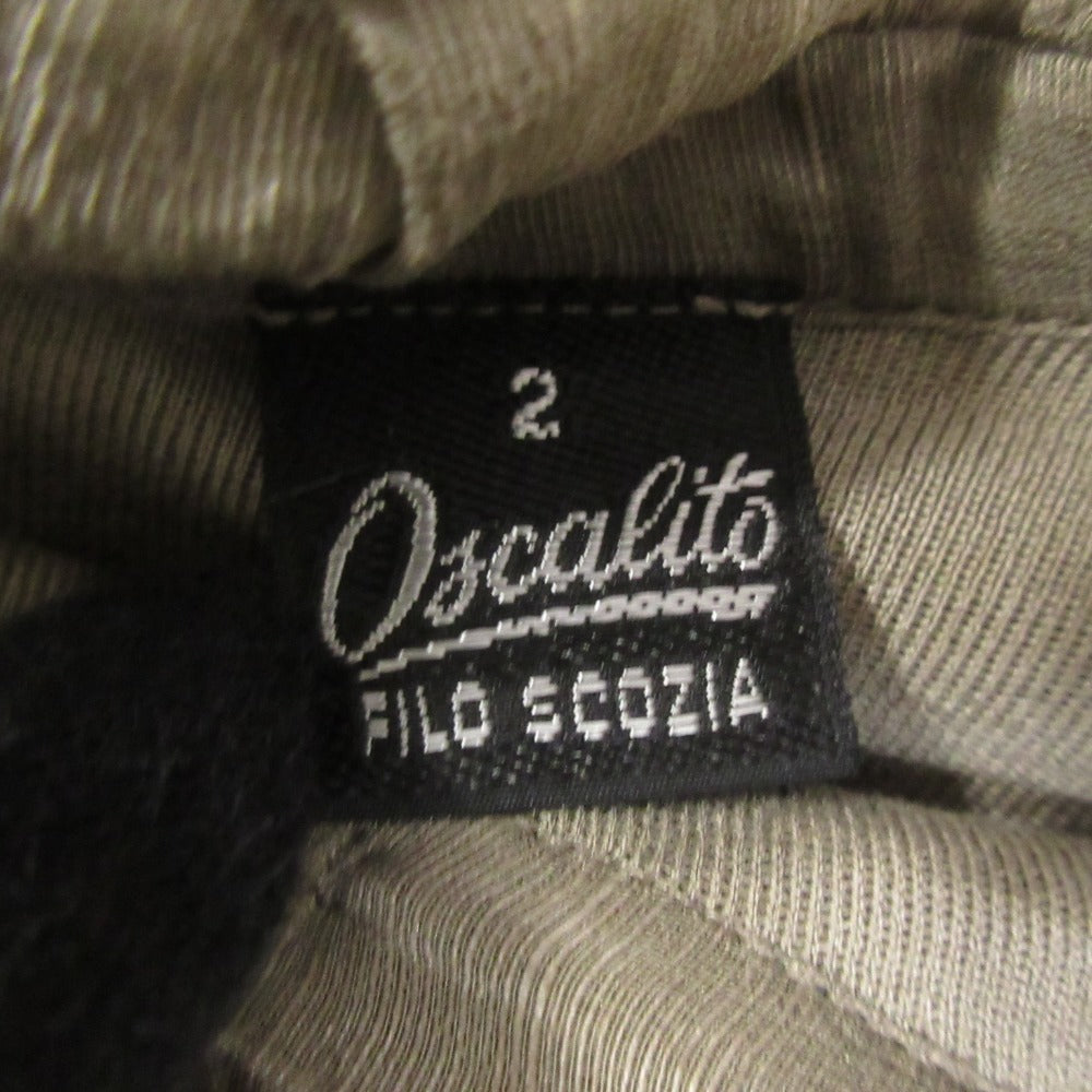 Oscalito フリルシアースリーブプルオーバー