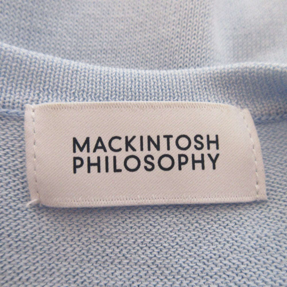 MACKINTOSH PHILOSOPHY レーススリーブニットプルオーバー