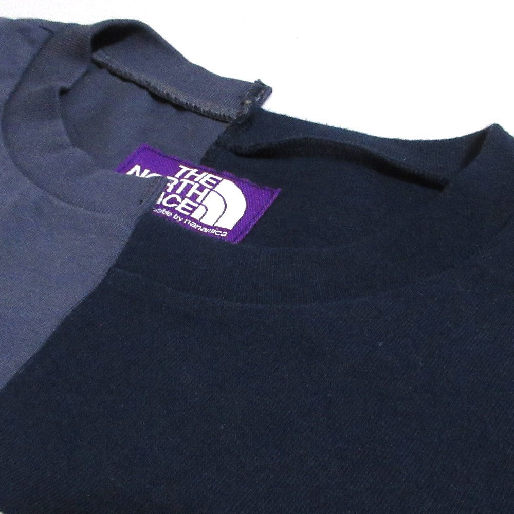 ザノースフェイスパープルレーベル ロゴTシャツ