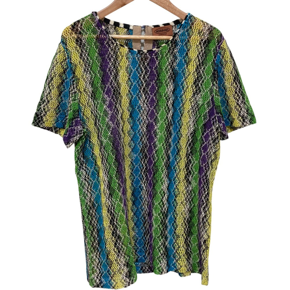 Missoni メッシュニットショートスリーブカットソー