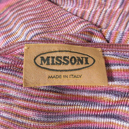 Missoni ボーダーニットショートスリーブトップス