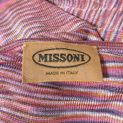Missoni ボーダーニットショートスリーブトップス
