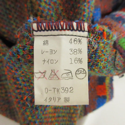 ミッソーニ チェック ジャカード ロング ニット ドレス