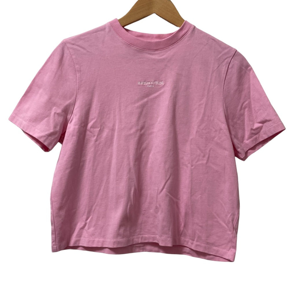 MAISON KITSUNE ロゴ刺繍コットンTシャツ
