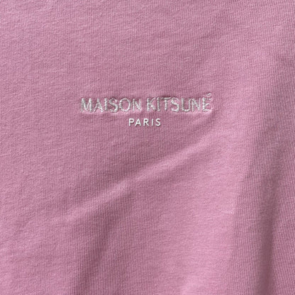 MAISON KITSUNE ロゴ刺繍コットンTシャツ