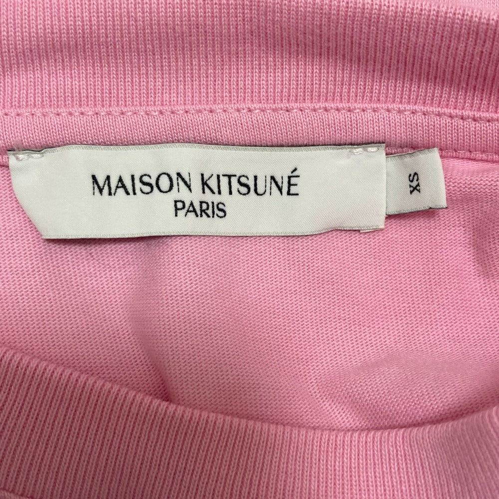 MAISON KITSUNE ロゴ刺繍コットンTシャツ