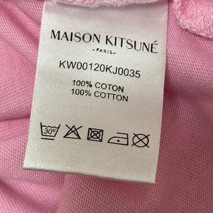 MAISON KITSUNE ロゴ刺繍コットンTシャツ