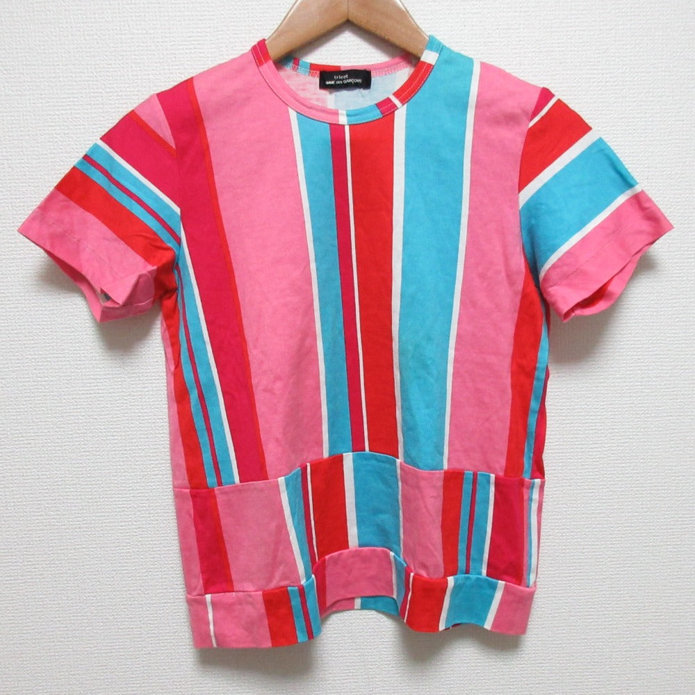 tricot COMME des GARCONS ストライプ半袖Tシャツ