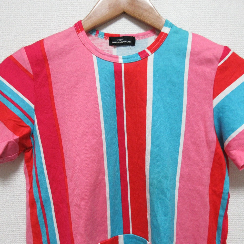 tricot COMME des GARCONS ストライプ半袖Tシャツ