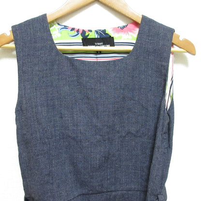 tricot COMME des GARCONS ウールリネン スリーブレスブラウス
