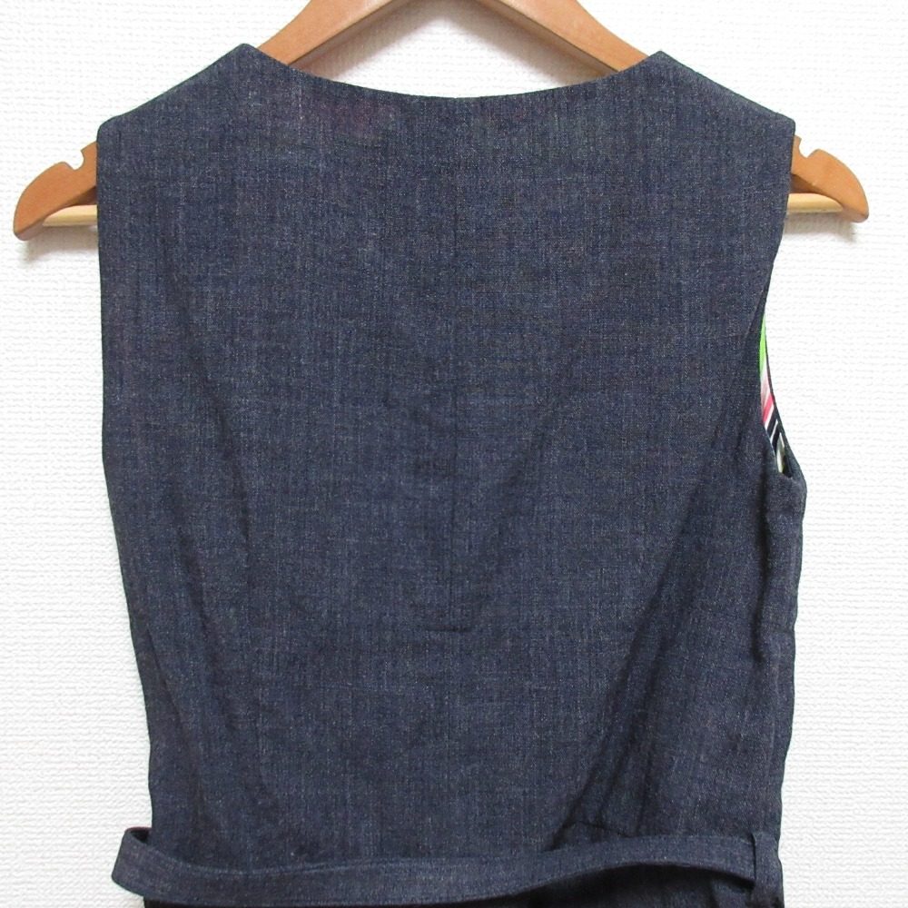 tricot COMME des GARCONS ウールリネン スリーブレスブラウス