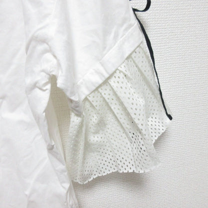 Muveil Work Vネック フレア スリーブ ドレス