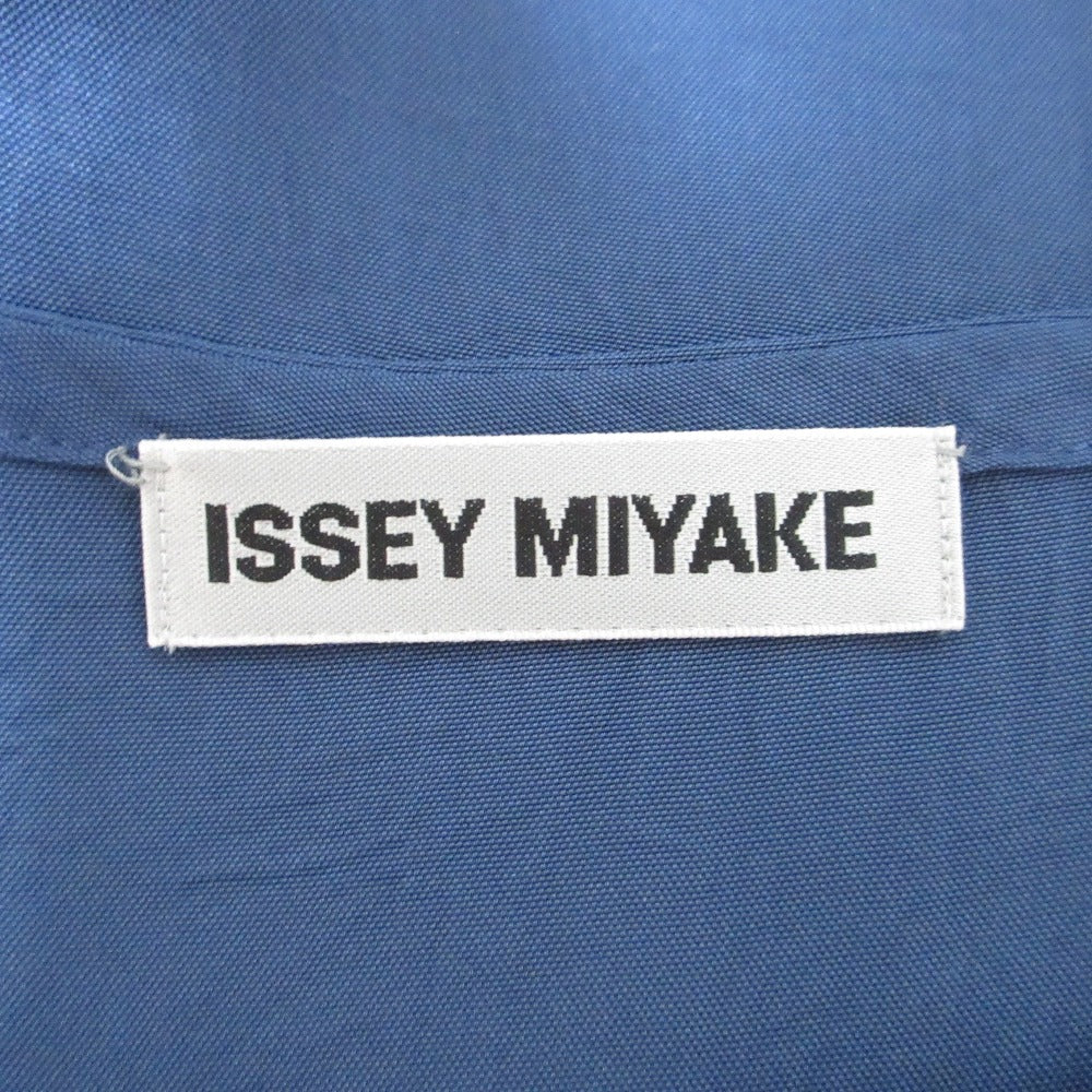 ISSEY MIYAKE メッシュショルダーショートスリーブスクエアネックカットソー