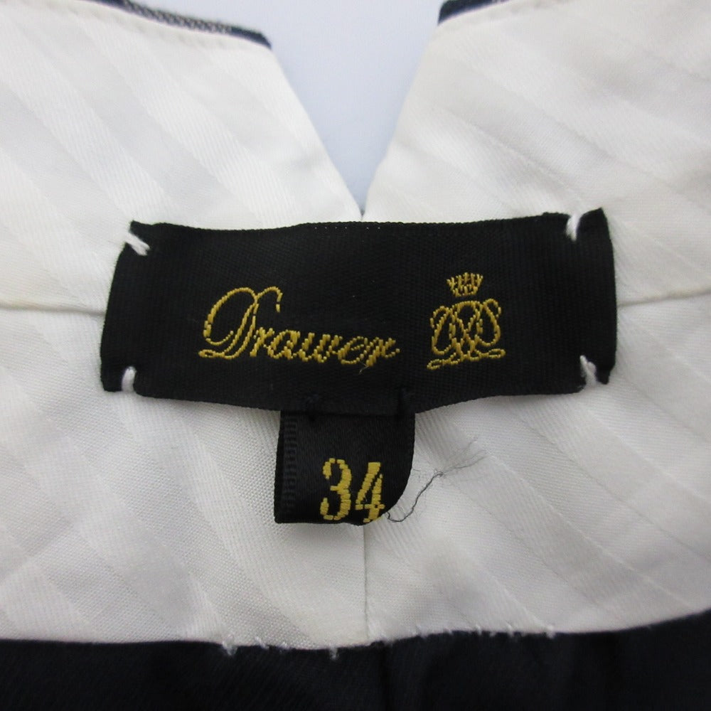 Drawer ウール リネン ワイド パンツ