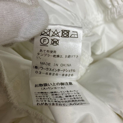 ツルバイマリコオイカワ ビジュー スパンコール チュールギャザーブラウス