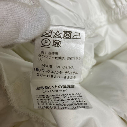 ツルバイマリコオイカワ ビジュー スパンコール チュールギャザーブラウス