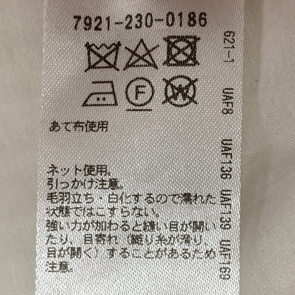 ブラミンク コットンナイロンシルクバックリボンノースリーブブラウス
