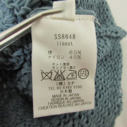 mina perhonen linnut コットン ニット カーディガン