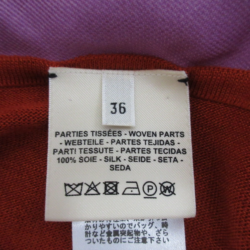 エルメス GRAND TRALALA シルクカットソー36
