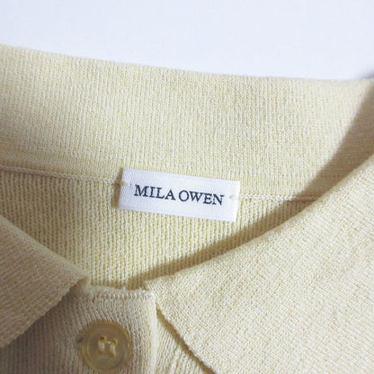 Mila Owen フォルムスリーブポロニット ニット