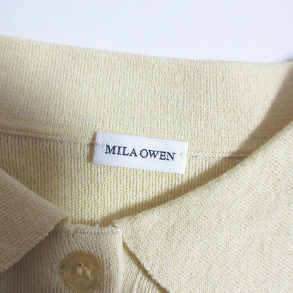 Mila Owen フォルムスリーブポロニット ニット