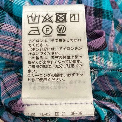 アカネ ウツノミヤ チェック ショート ブラウス