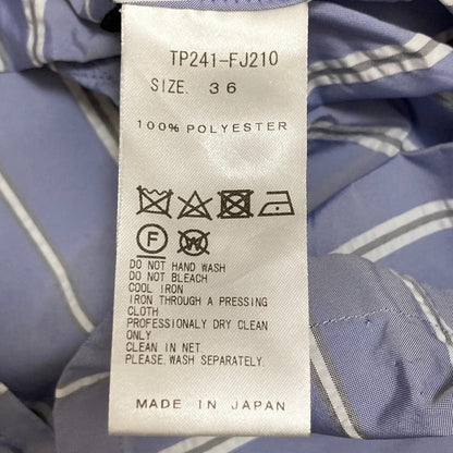 TOGA PULLA Memory taffeta ストライプブラウス