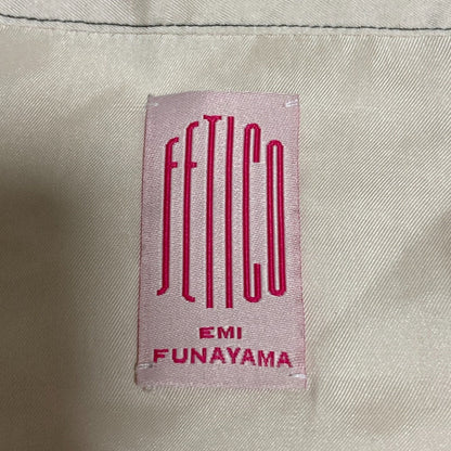 Fetico ギャザー サテン シャツ