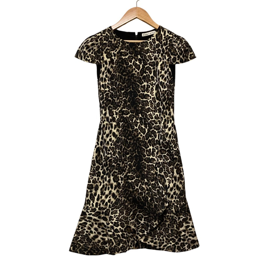alice+olivia レオパード ドレス